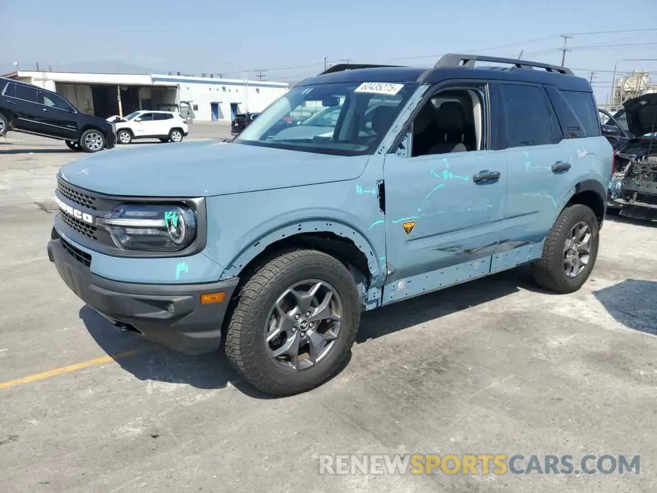 1 fotografías del automóvil dañado 3FMCR9D90MRB07891 FORD BRONCO 2021