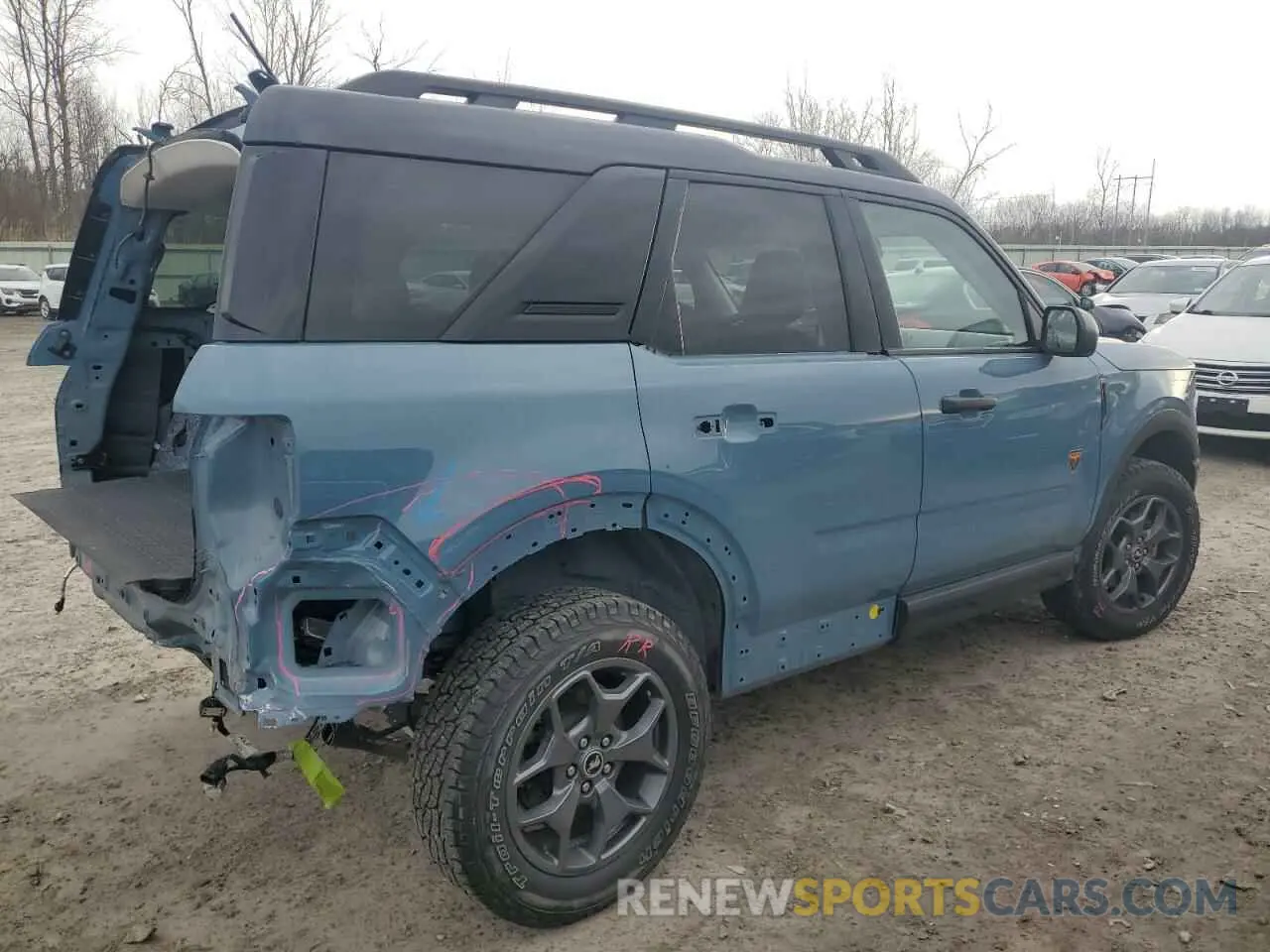 3 fotografías del automóvil dañado 3FMCR9D91MRB06300 FORD BRONCO 2021
