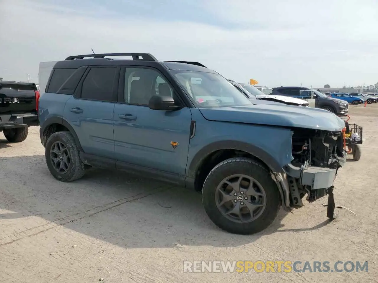 4 fotografías del automóvil dañado 3FMCR9D93MRA04075 FORD BRONCO 2021