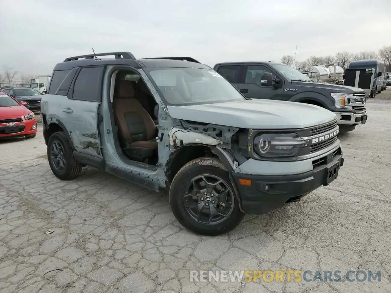 4 fotografías del automóvil dañado 3FMCR9D98MRA51537 FORD BRONCO 2021