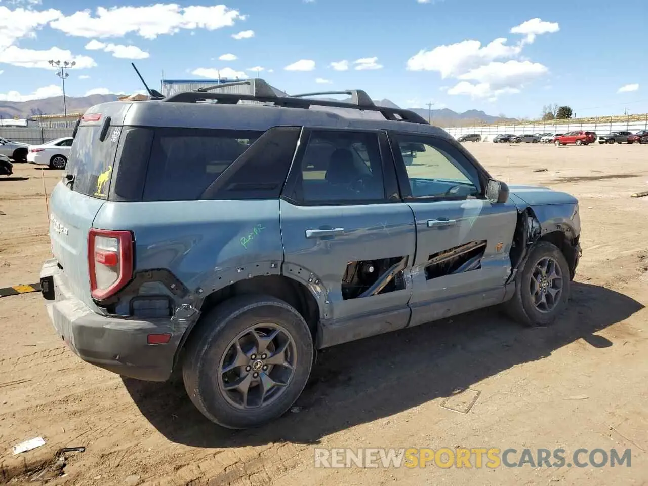 3 fotografías del automóvil dañado 3FMCR9D99MRA02881 FORD BRONCO 2021