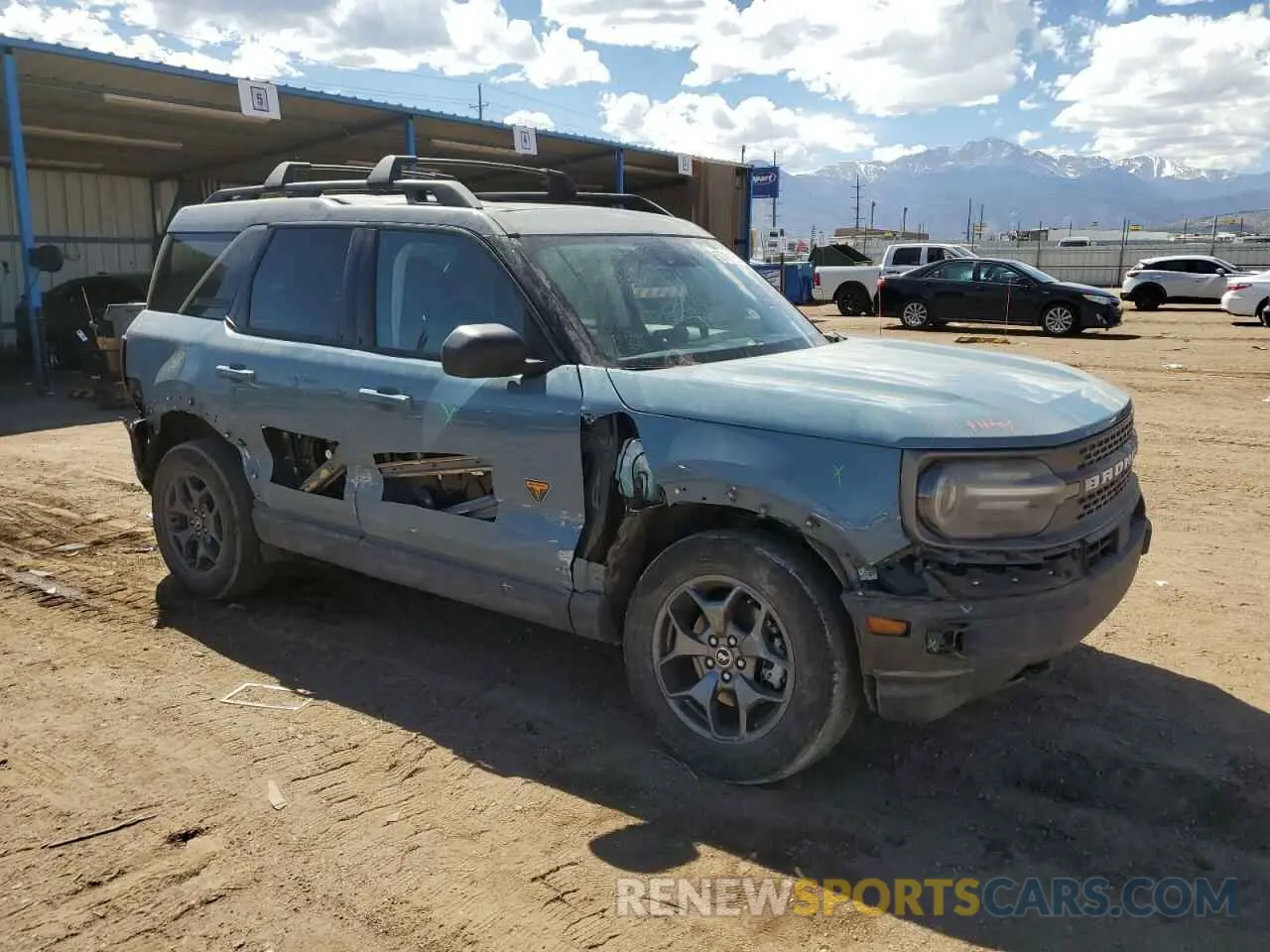 4 fotografías del automóvil dañado 3FMCR9D99MRA02881 FORD BRONCO 2021