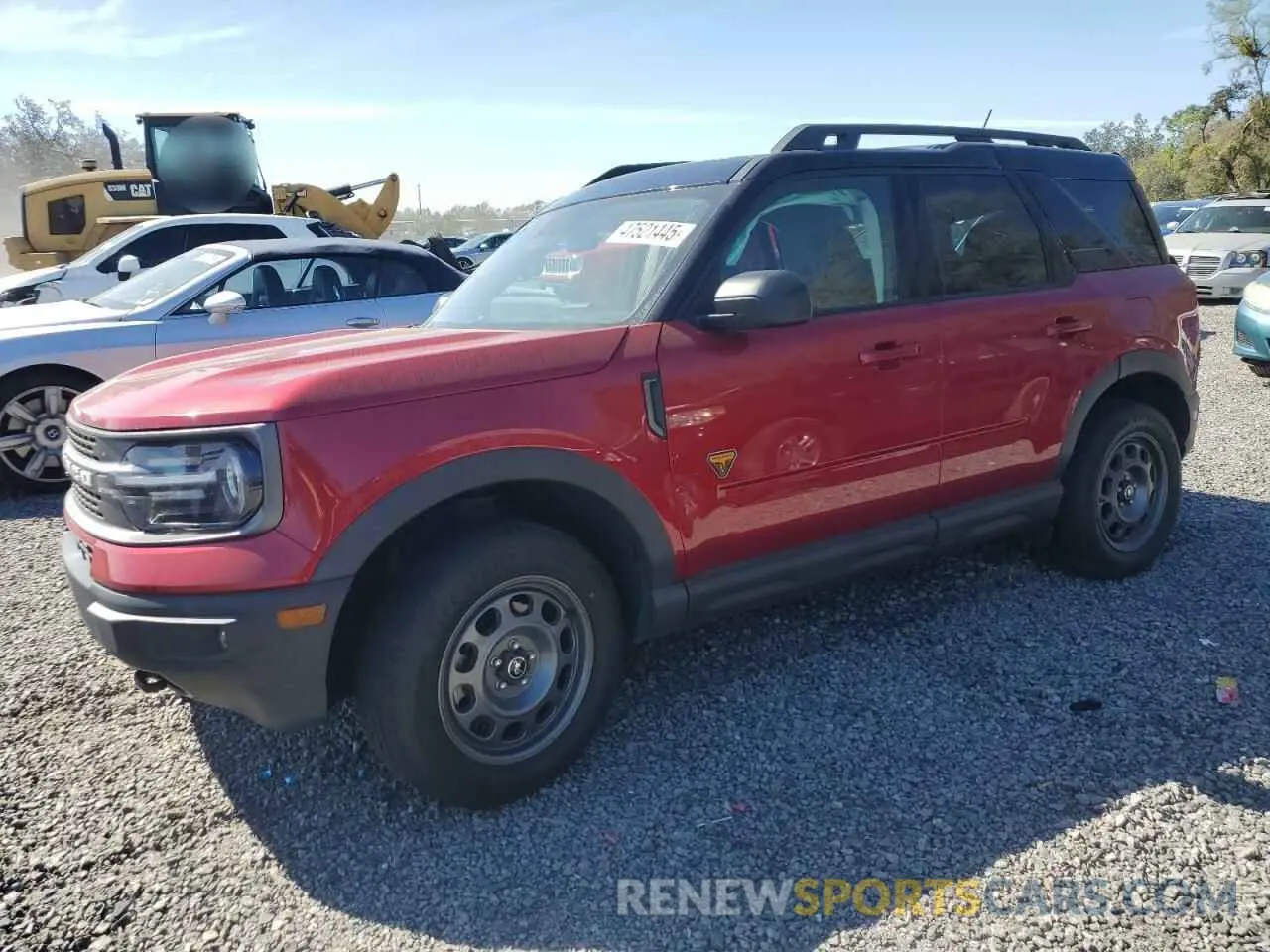 1 fotografías del automóvil dañado 3FMCR9D99MRA44340 FORD BRONCO 2021