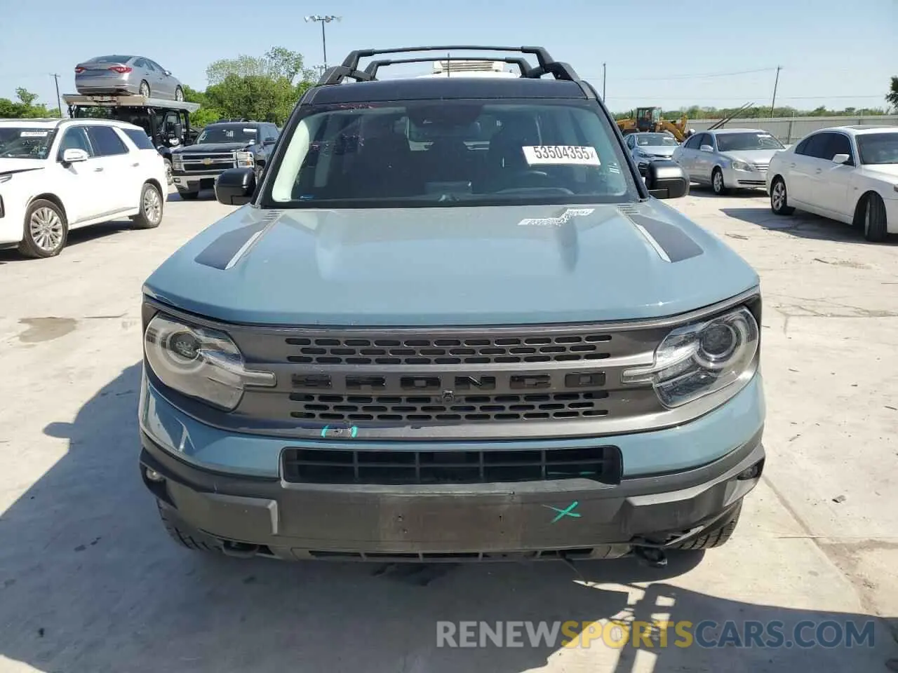 5 fotografías del automóvil dañado 3FMCR9F90MRA26175 FORD BRONCO 2021