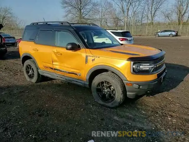 11 fotografías del automóvil dañado 3FMCR9F96MRA50397 FORD BRONCO 2021