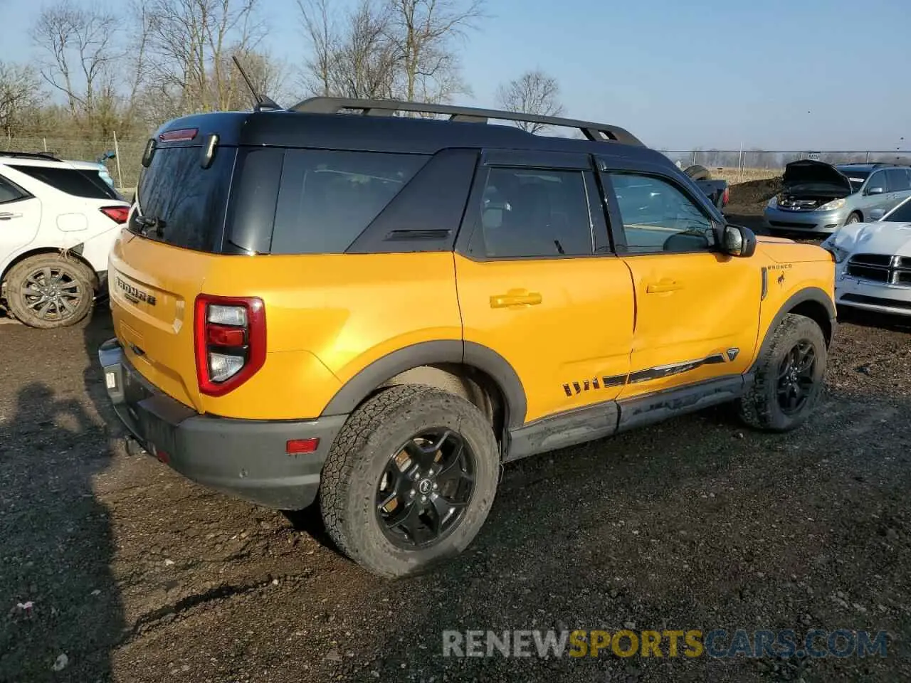 3 fotografías del automóvil dañado 3FMCR9F96MRA50397 FORD BRONCO 2021