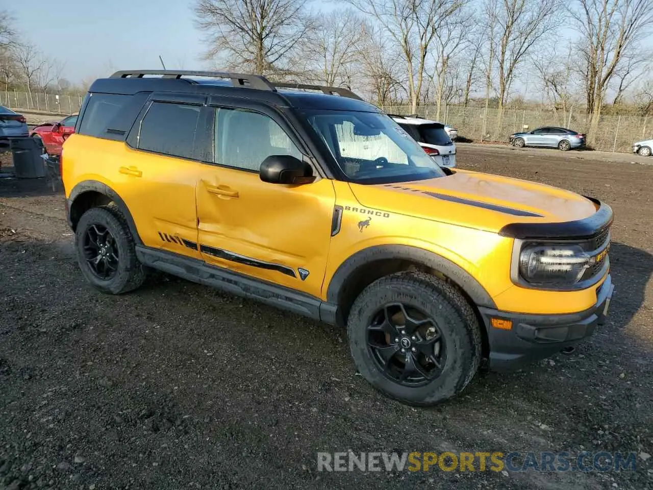 4 fotografías del automóvil dañado 3FMCR9F96MRA50397 FORD BRONCO 2021