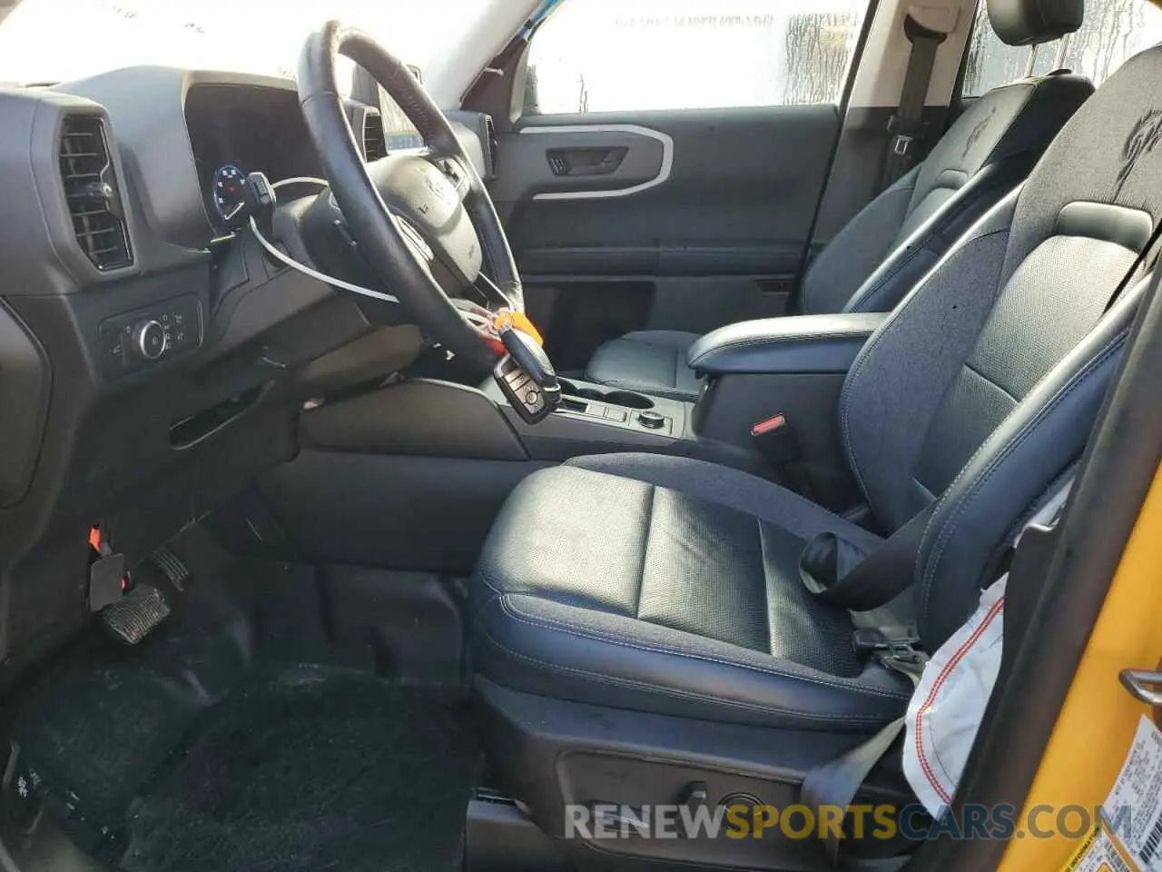 7 fotografías del automóvil dañado 3FMCR9F96MRA50397 FORD BRONCO 2021