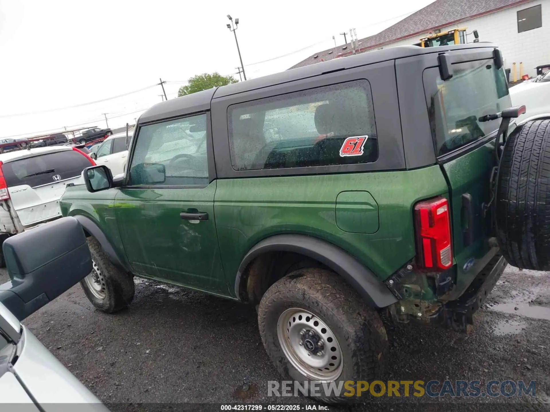 15 fotografías del automóvil dañado 1FMDE5AH5NLB64608 FORD BRONCO 2022