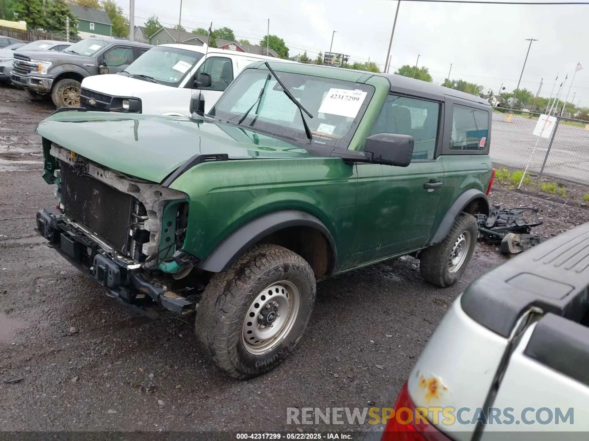 2 fotografías del automóvil dañado 1FMDE5AH5NLB64608 FORD BRONCO 2022
