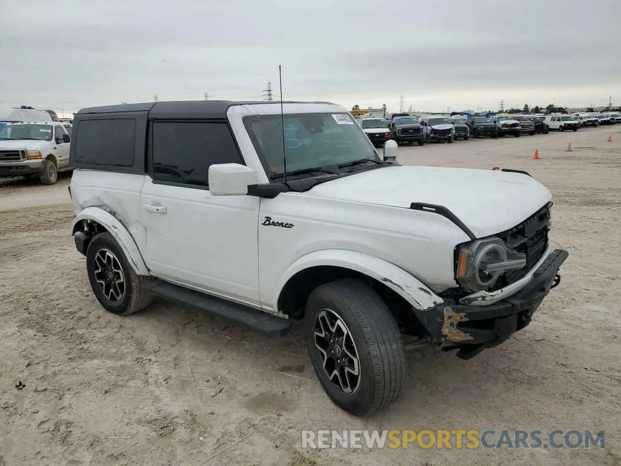 4 fotografías del automóvil dañado 1FMDE5AHXNLB15534 FORD BRONCO 2022