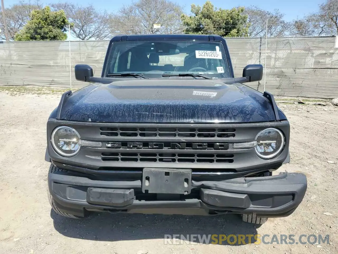 5 fotografías del automóvil dañado 1FMDE5AP5NLB09955 FORD BRONCO 2022