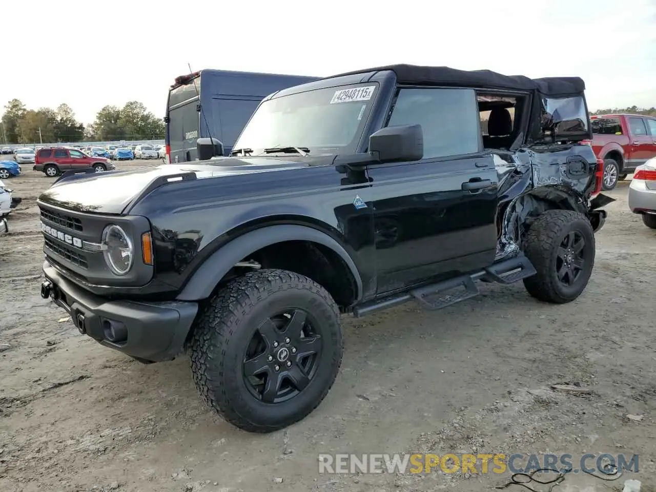 1 fotografías del automóvil dañado 1FMDE5BH0NLB86904 FORD BRONCO 2022