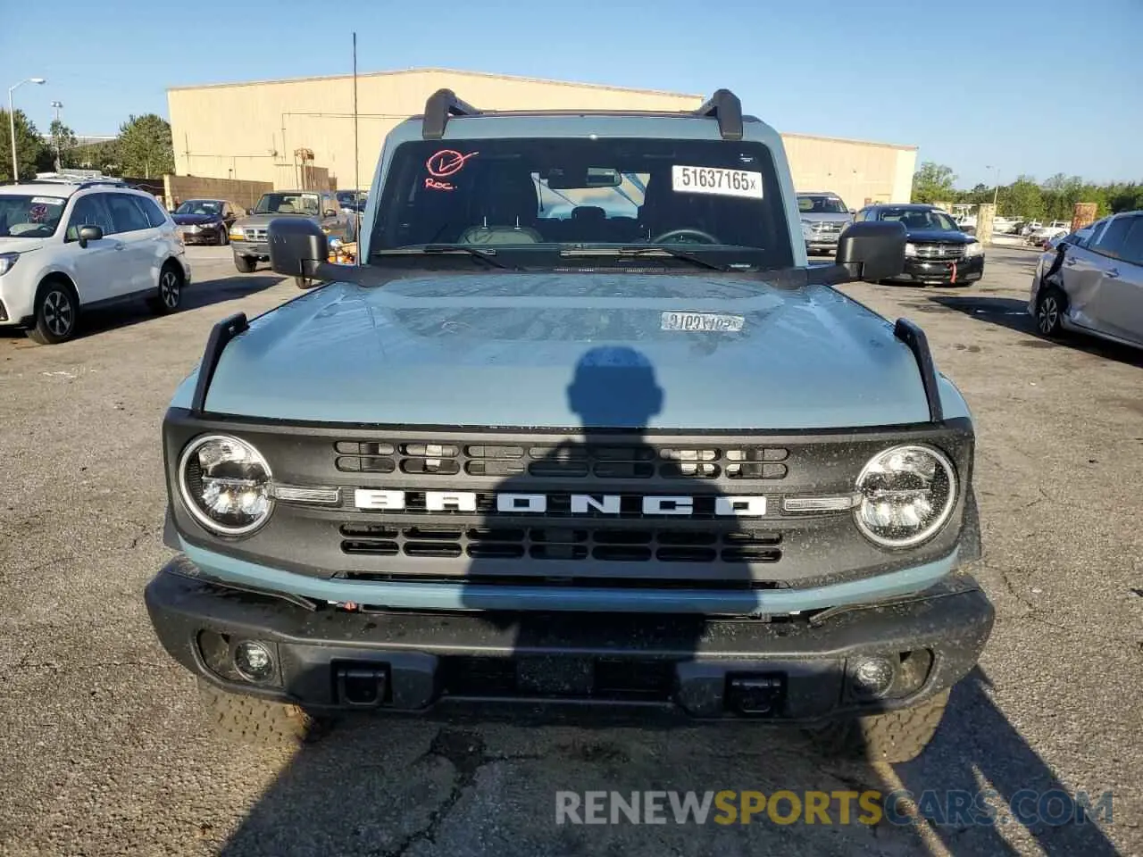 5 fotografías del automóvil dañado 1FMDE5BH1NLB03299 FORD BRONCO 2022