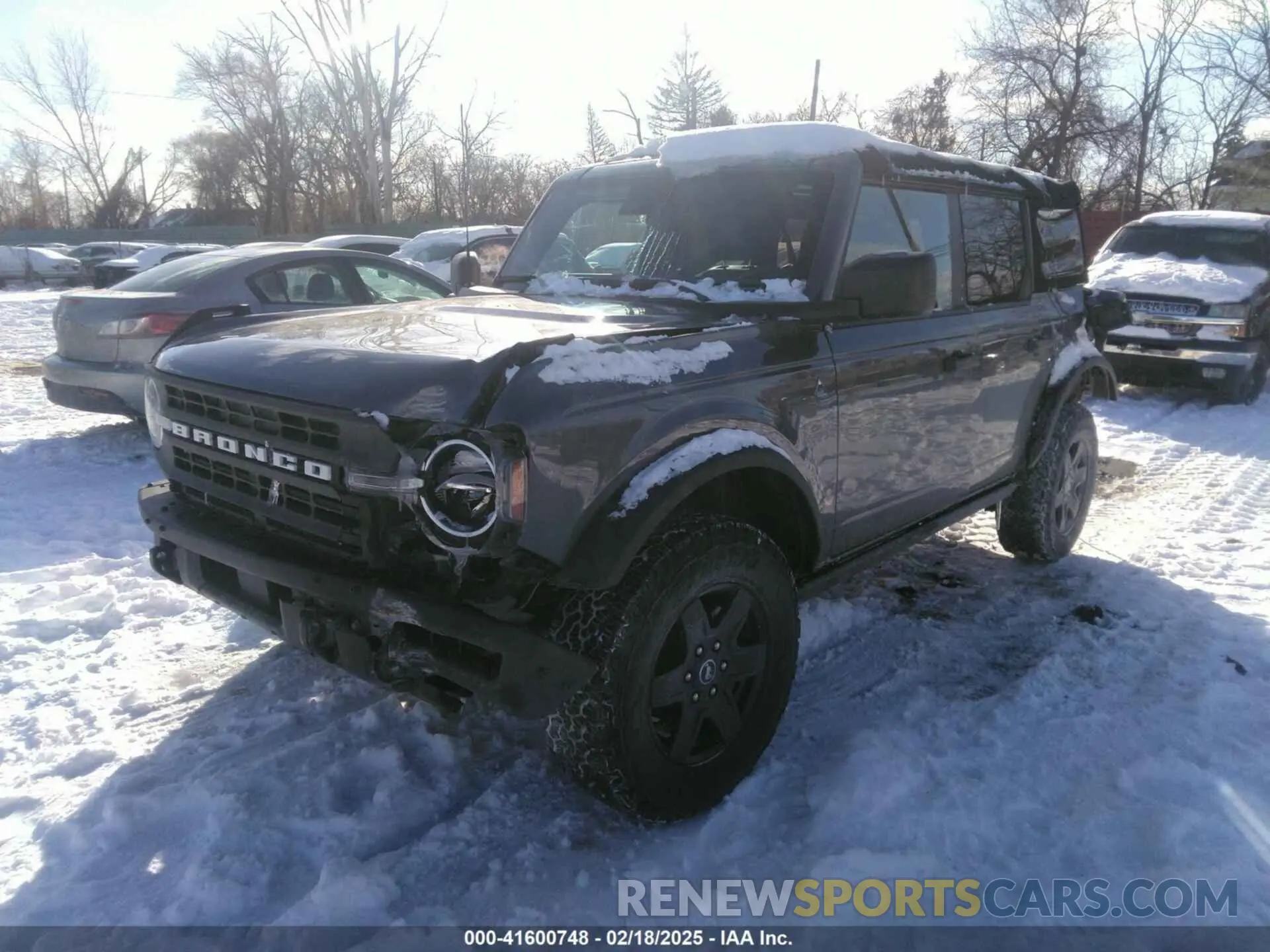 2 fotografías del automóvil dañado 1FMDE5BH4NLA84313 FORD BRONCO 2022