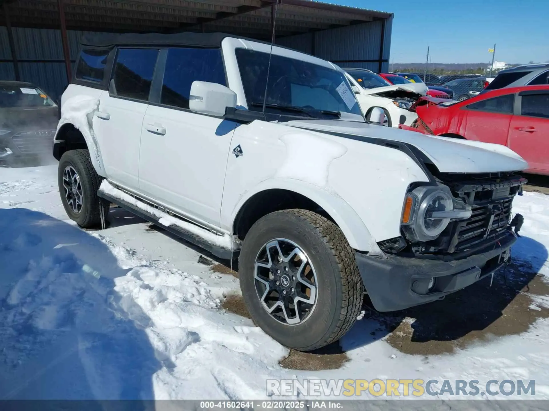 1 fotografías del automóvil dañado 1FMDE5BH4NLA99085 FORD BRONCO 2022