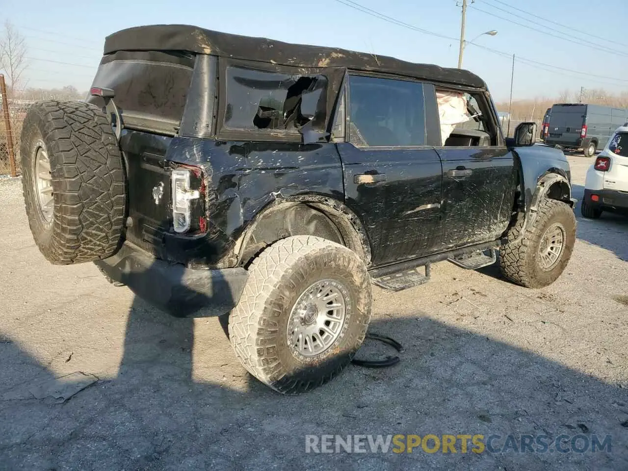 3 fotografías del automóvil dañado 1FMDE5BH5NLA74082 FORD BRONCO 2022