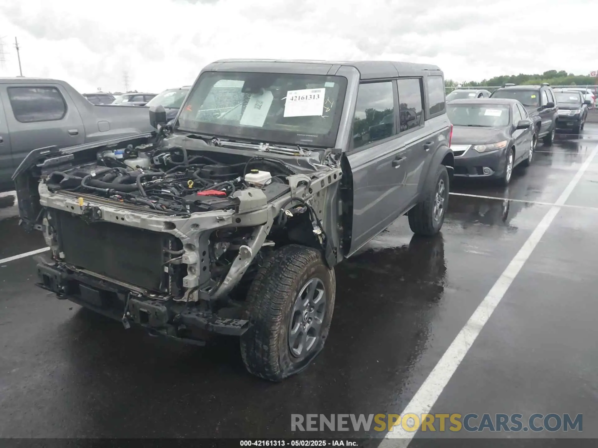 2 fotografías del automóvil dañado 1FMDE5BH5NLB12538 FORD BRONCO 2022