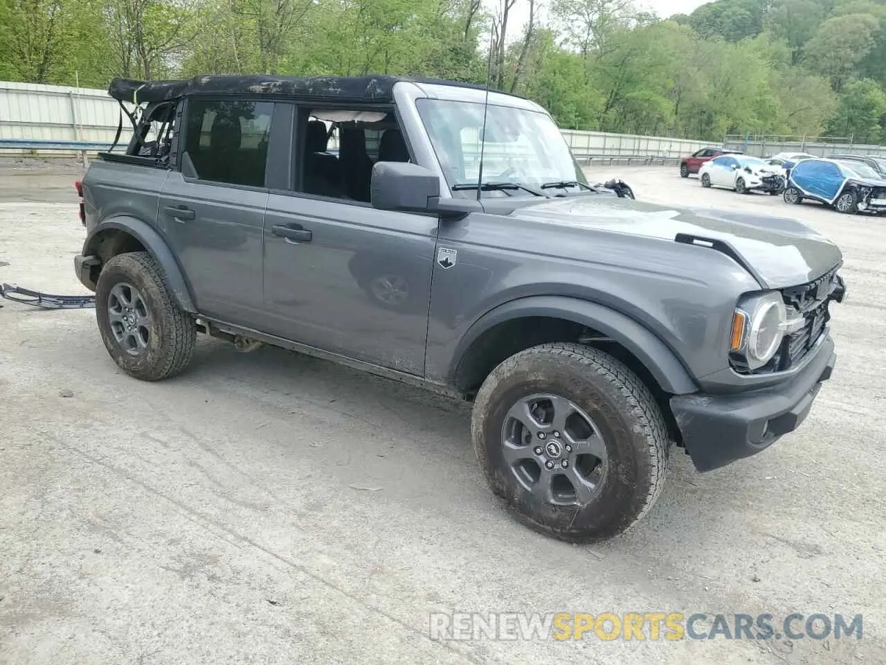 4 fotografías del automóvil dañado 1FMDE5BH5NLB25483 FORD BRONCO 2022