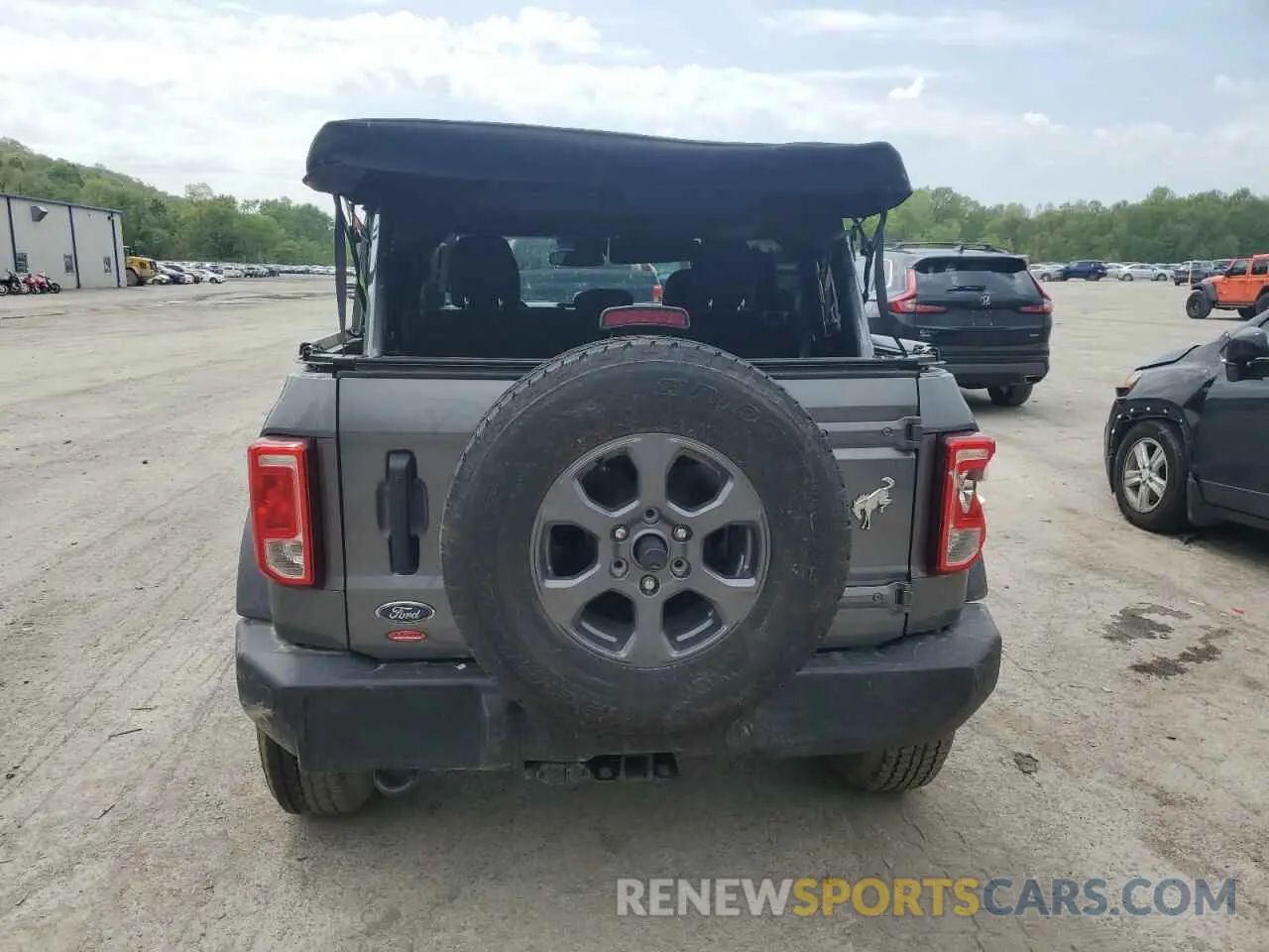 6 fotografías del automóvil dañado 1FMDE5BH5NLB25483 FORD BRONCO 2022