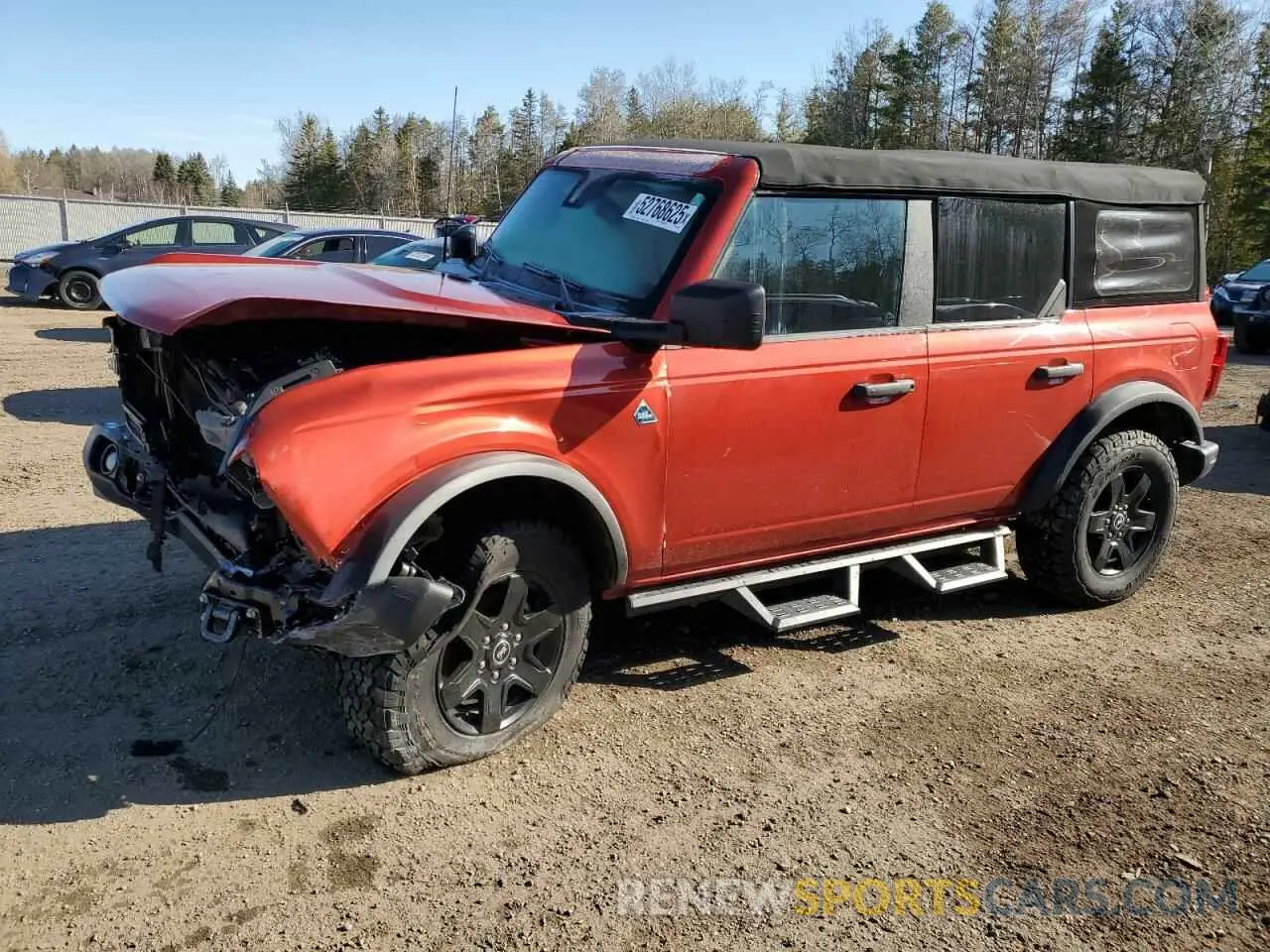 1 fotografías del automóvil dañado 1FMDE5BH5NLB36337 FORD BRONCO 2022