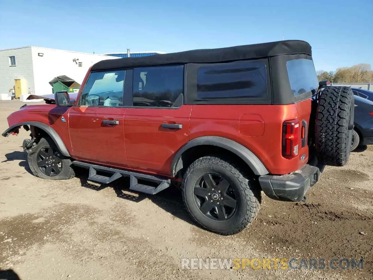 2 fotografías del automóvil dañado 1FMDE5BH5NLB36337 FORD BRONCO 2022