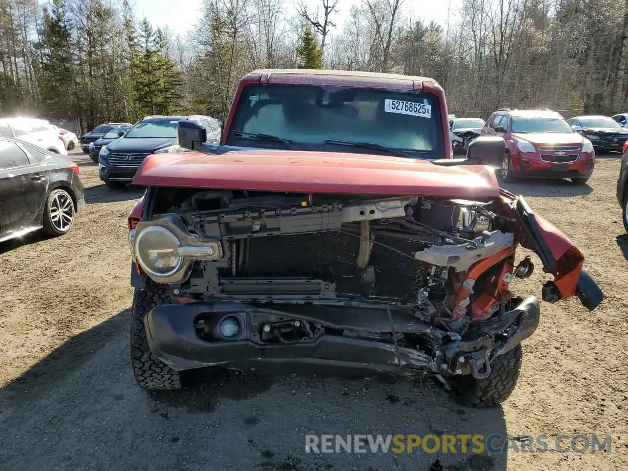 5 fotografías del automóvil dañado 1FMDE5BH5NLB36337 FORD BRONCO 2022