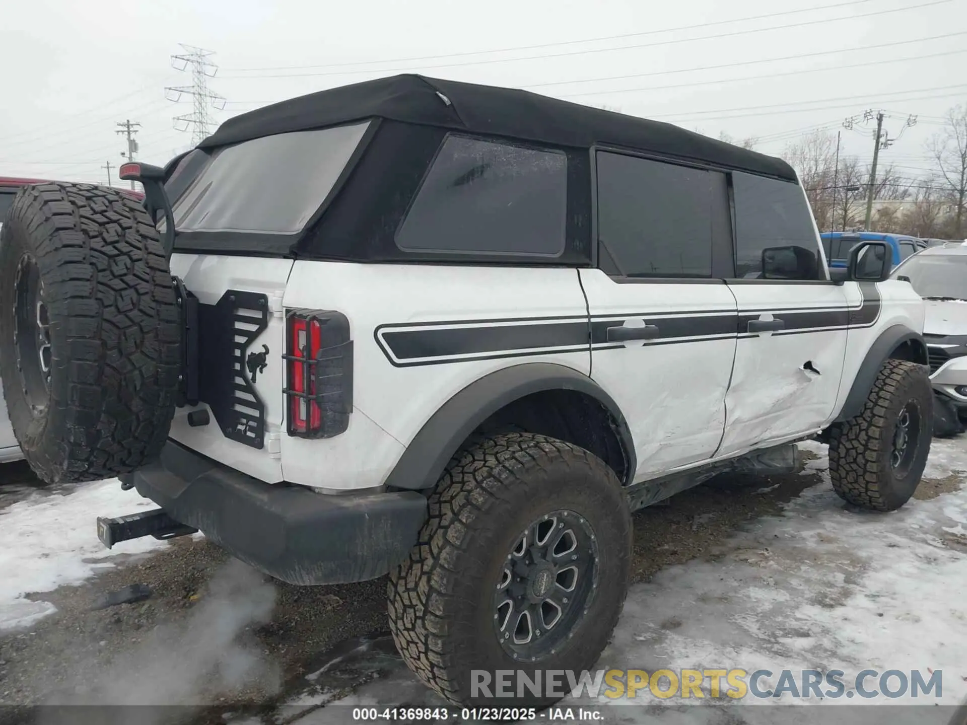 4 fotografías del automóvil dañado 1FMDE5BH6NLB13987 FORD BRONCO 2022
