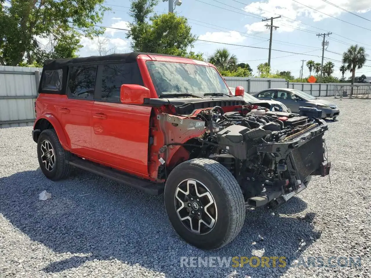 4 fotografías del automóvil dañado 1FMDE5BH7NLA89196 FORD BRONCO 2022