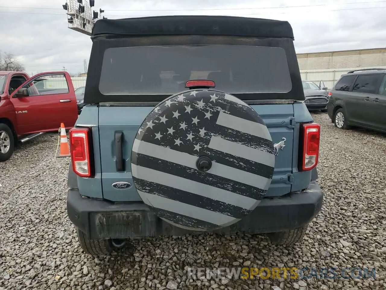 6 fotografías del automóvil dañado 1FMDE5BH8NLA99753 FORD BRONCO 2022
