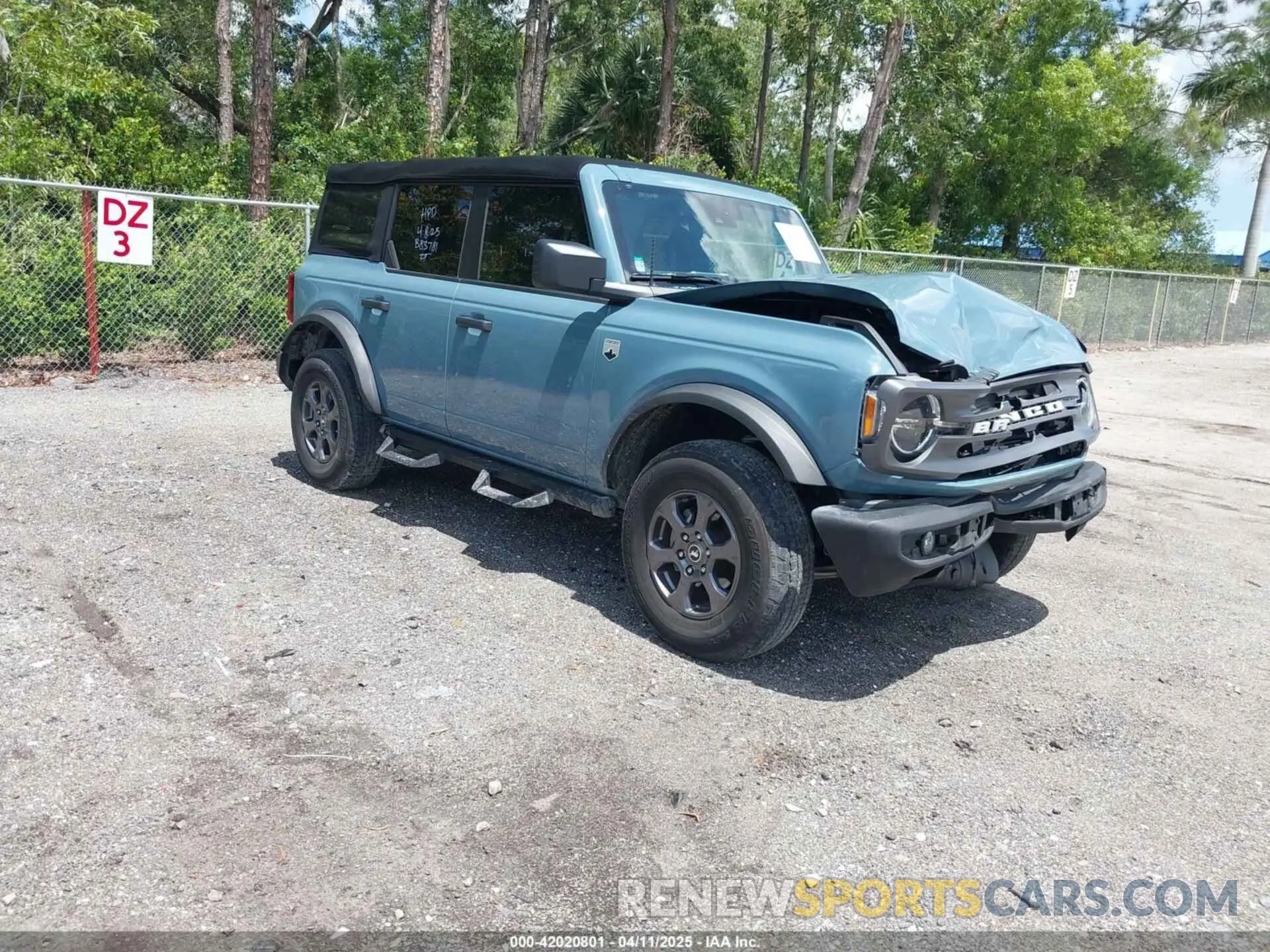 1 fotografías del automóvil dañado 1FMDE5BH9NLB83791 FORD BRONCO 2022