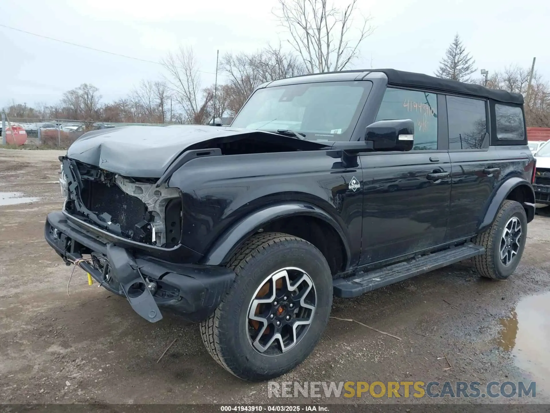 2 fotografías del automóvil dañado 1FMDE5BH9NLB84598 FORD BRONCO 2022