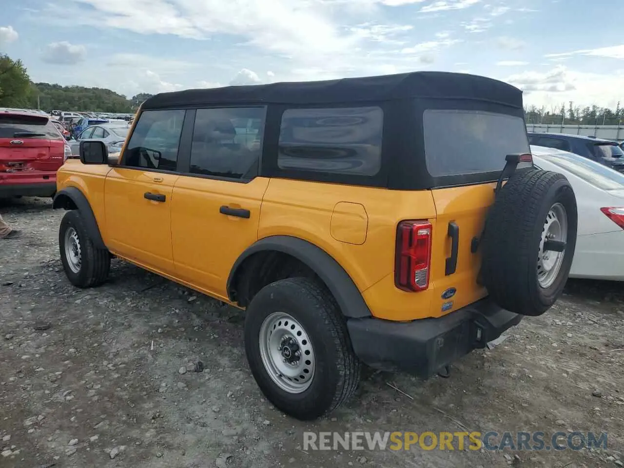 2 fotografías del automóvil dañado 1FMDE5BHXNLB40934 FORD BRONCO 2022