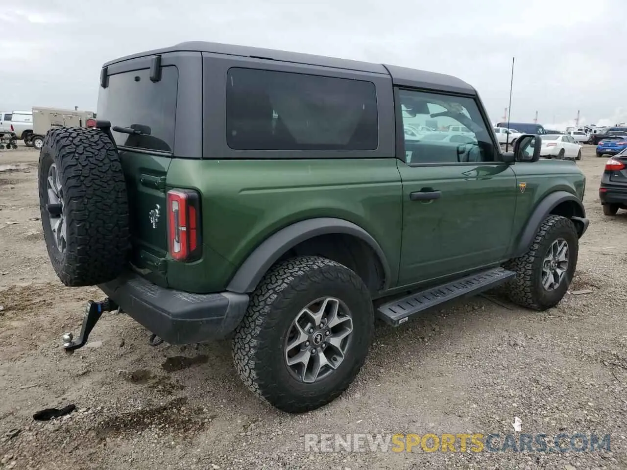 3 fotografías del automóvil dañado 1FMDE5CH0NLB40410 FORD BRONCO 2022