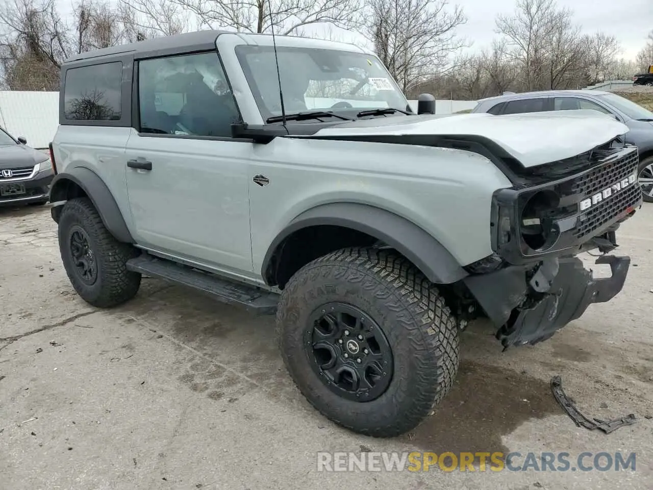 4 fotografías del automóvil dañado 1FMDE5CP1NLB68658 FORD BRONCO 2022