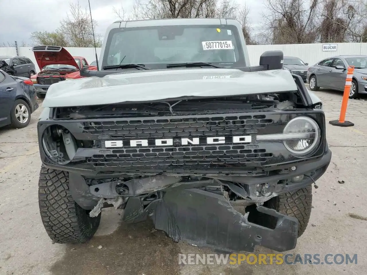 5 fotografías del automóvil dañado 1FMDE5CP1NLB68658 FORD BRONCO 2022