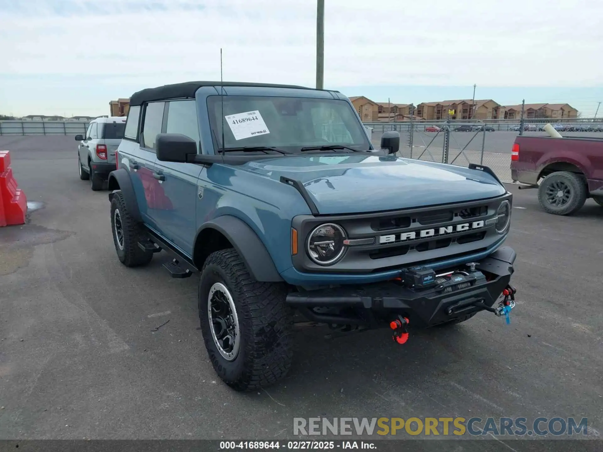 1 fotografías del automóvil dañado 1FMDE5DH5NLA97519 FORD BRONCO 2022