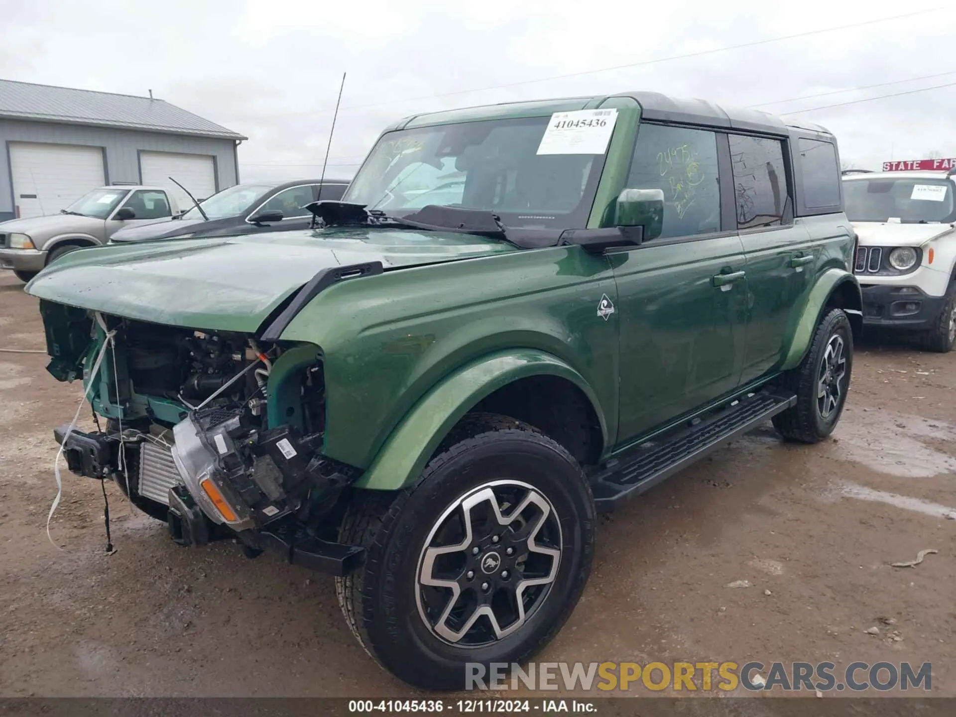 2 fotografías del automóvil dañado 1FMEE5BP0NLB11387 FORD BRONCO 2022