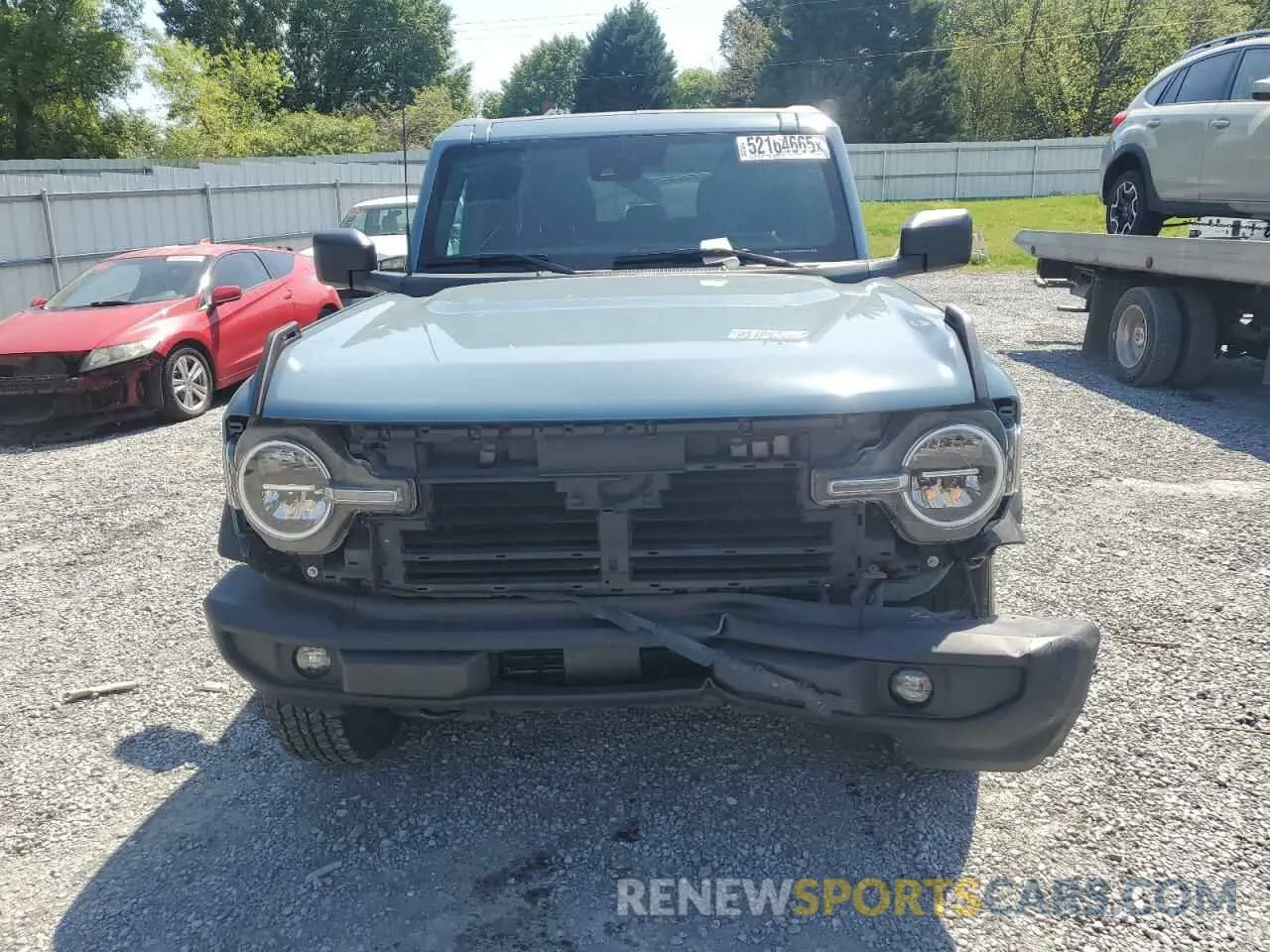 5 fotografías del automóvil dañado 1FMEE5BP4NLB62407 FORD BRONCO 2022