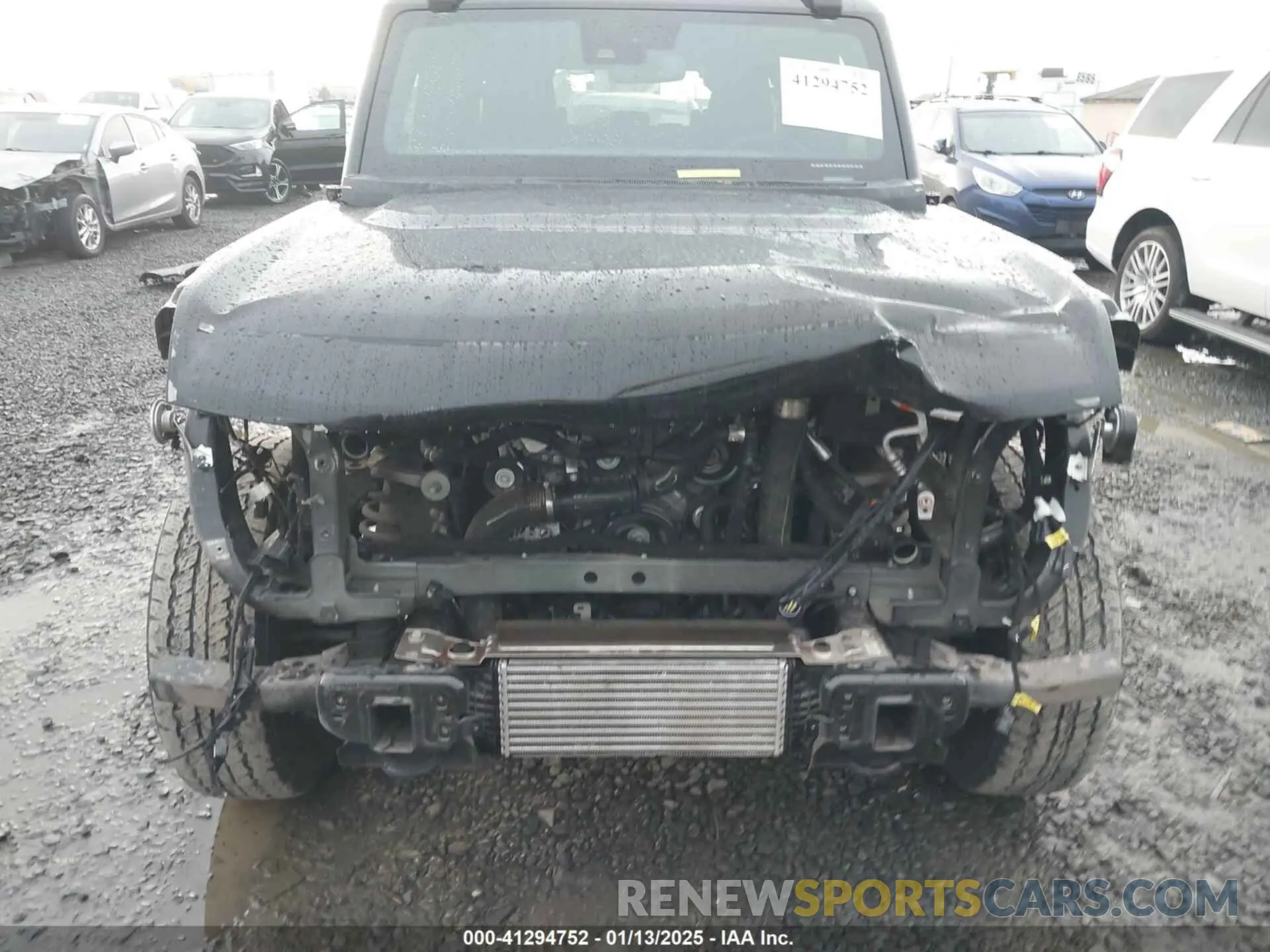 13 fotografías del automóvil dañado 1FMEE5BP9NLB60734 FORD BRONCO 2022