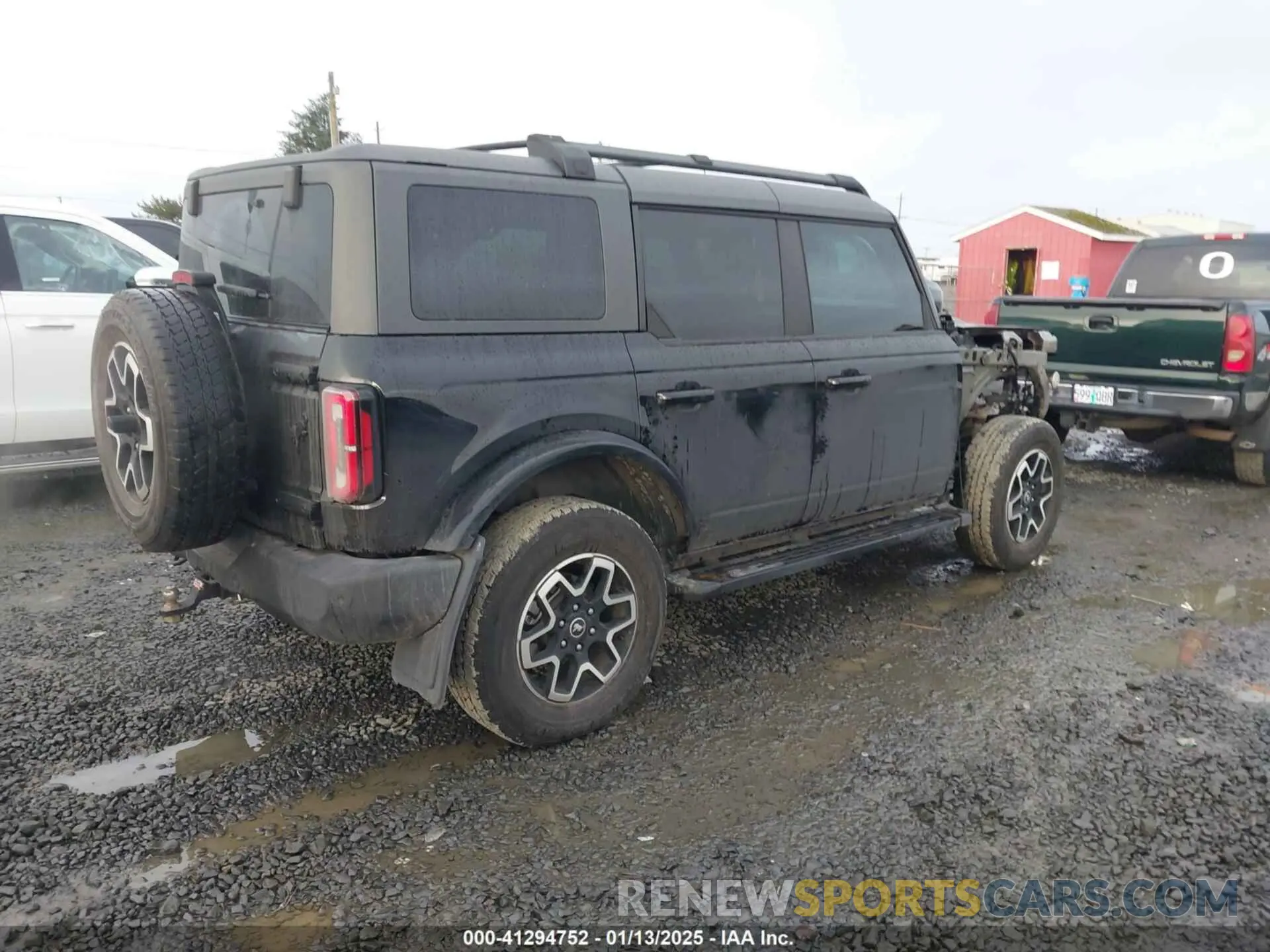 4 fotografías del automóvil dañado 1FMEE5BP9NLB60734 FORD BRONCO 2022