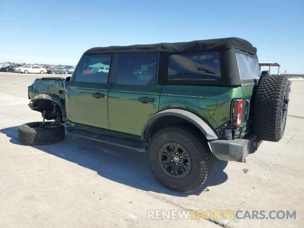 2 fotografías del automóvil dañado 1FMEE5DP0NLA73172 FORD BRONCO 2022