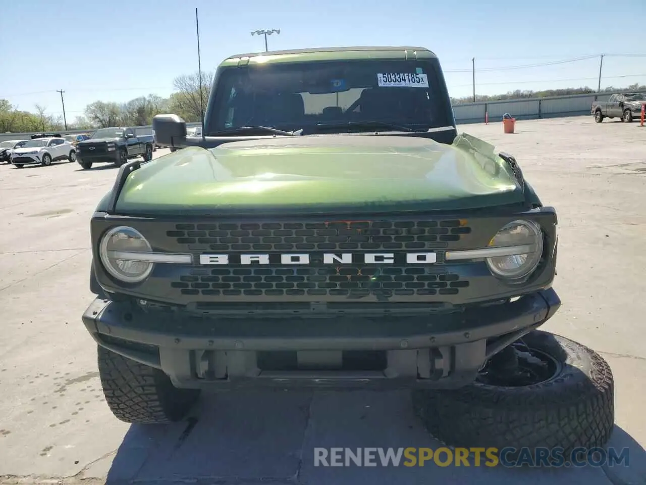 5 fotografías del automóvil dañado 1FMEE5DP0NLA73172 FORD BRONCO 2022
