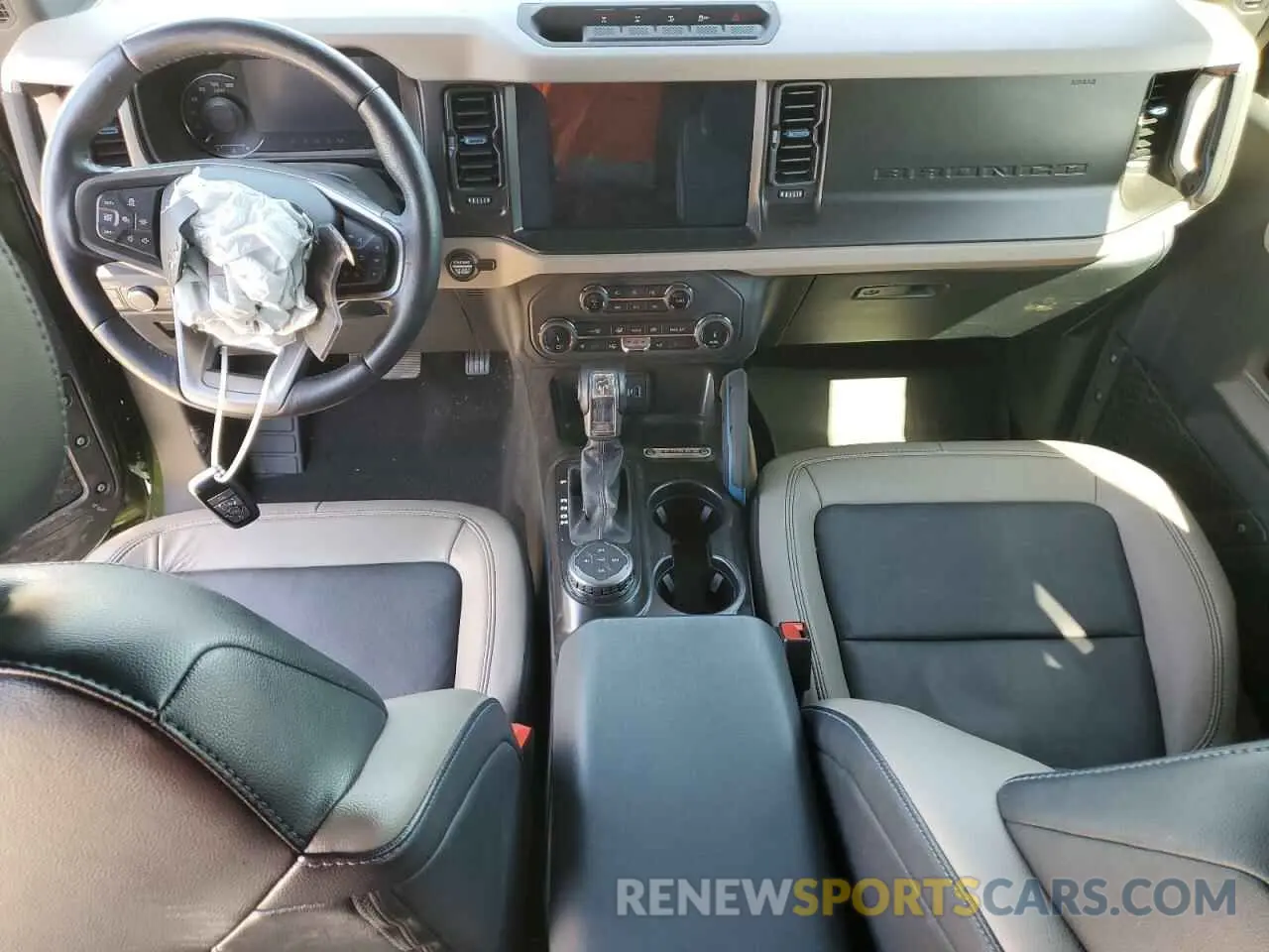8 fotografías del automóvil dañado 1FMEE5DP0NLA73172 FORD BRONCO 2022