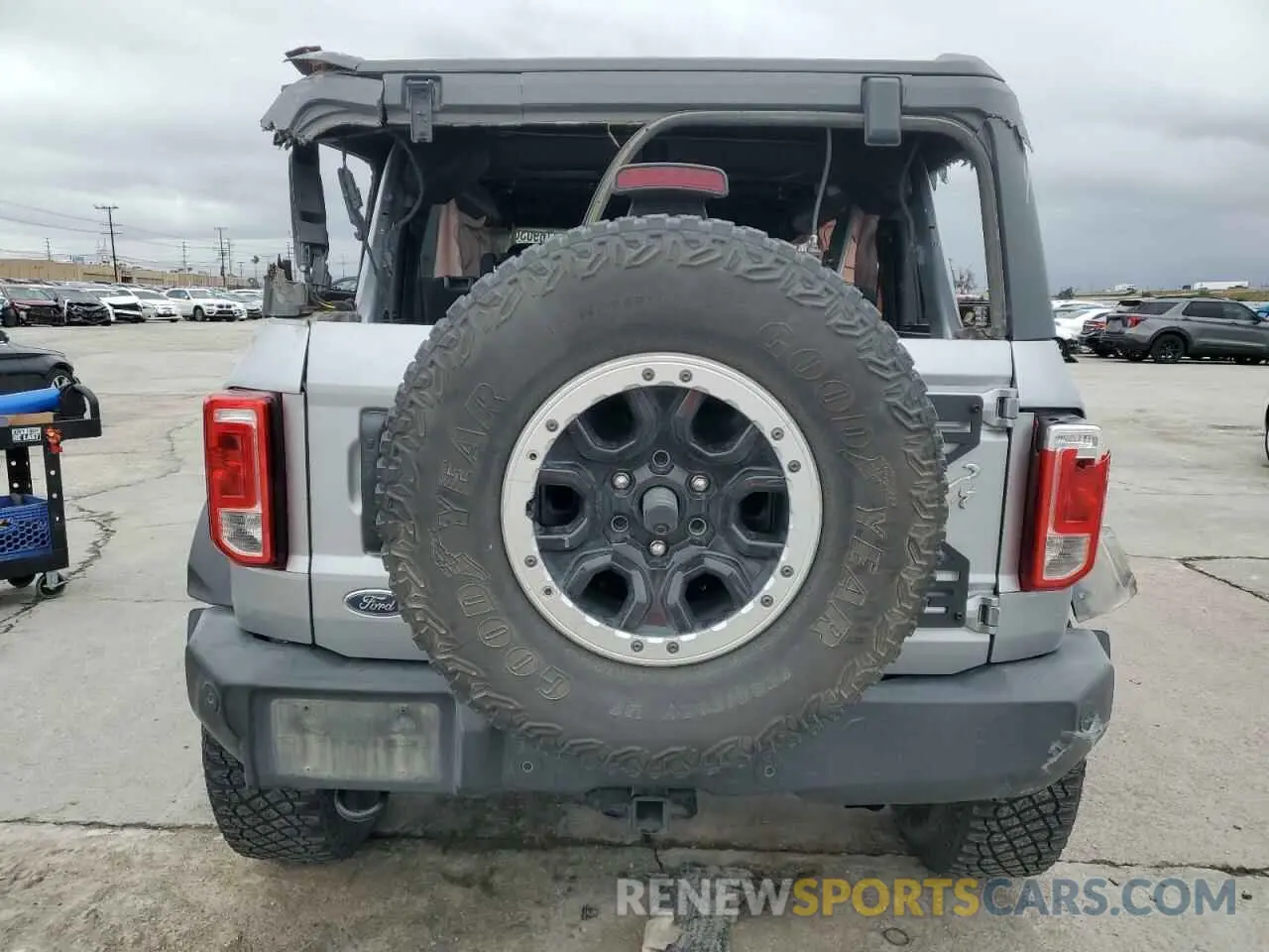 6 fotografías del automóvil dañado 1FMEE5DP1NLA98307 FORD BRONCO 2022