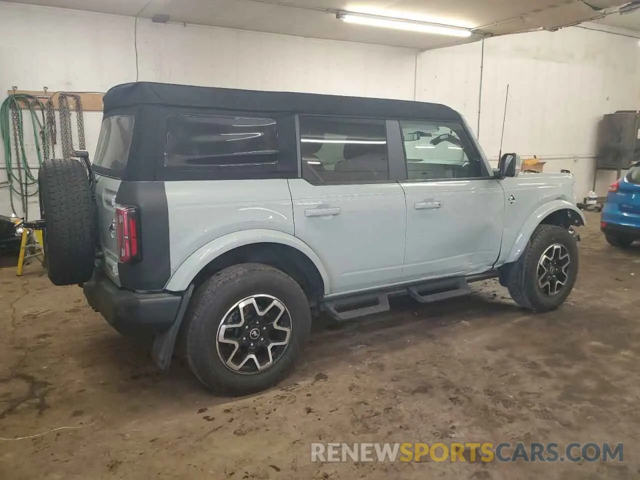 3 fotografías del automóvil dañado 1FMEE5DP1NLB37039 FORD BRONCO 2022