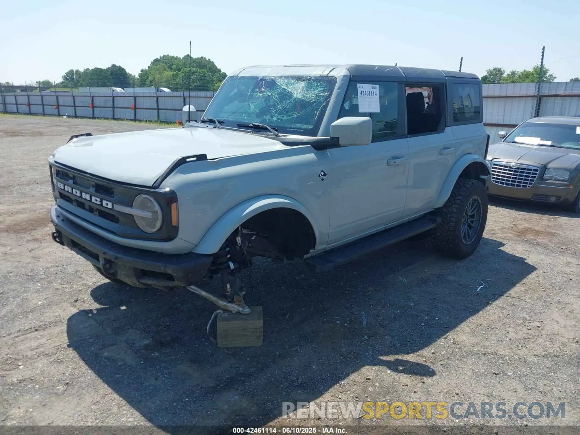 2 fotografías del automóvil dañado 1FMEE5DP3NLA80097 FORD BRONCO 2022
