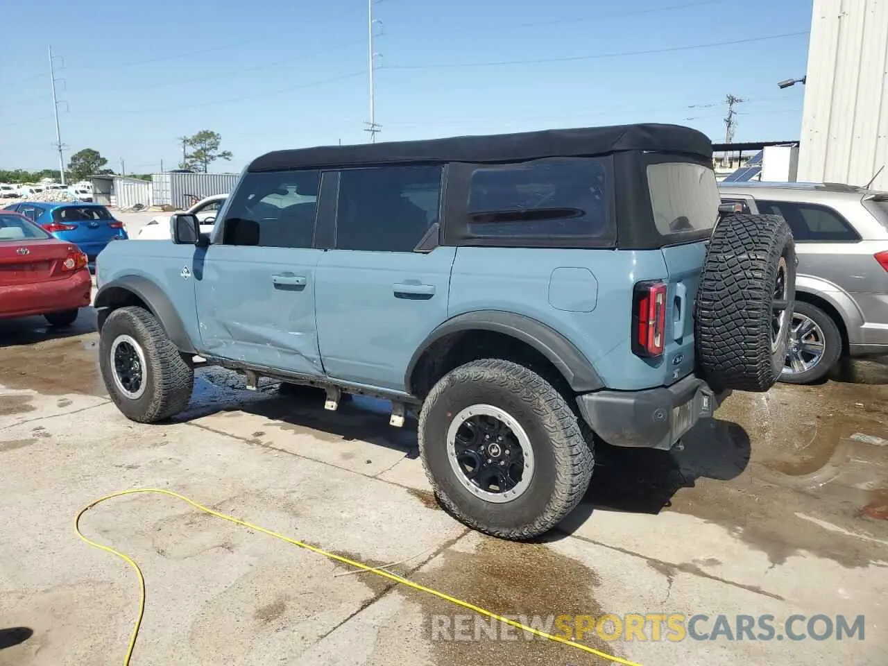 2 fotografías del automóvil dañado 1FMEE5DP3NLB62749 FORD BRONCO 2022
