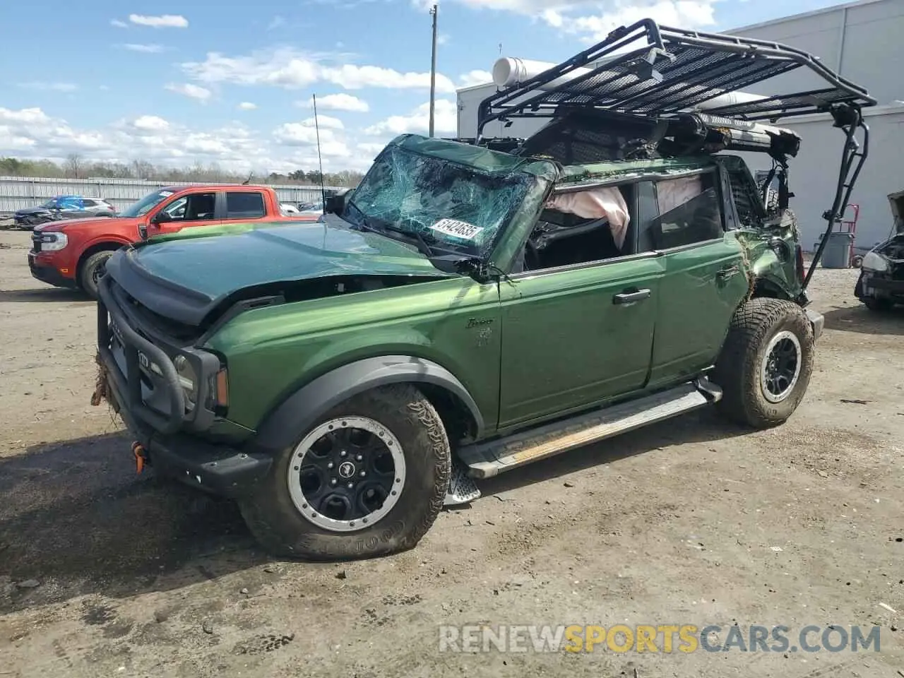 1 fotografías del automóvil dañado 1FMEE5DP3NLB78207 FORD BRONCO 2022