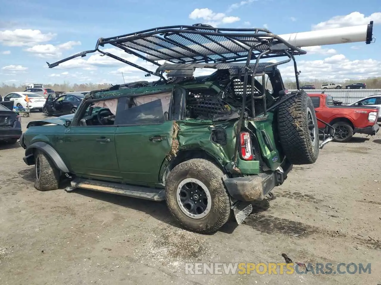 2 fotografías del automóvil dañado 1FMEE5DP3NLB78207 FORD BRONCO 2022